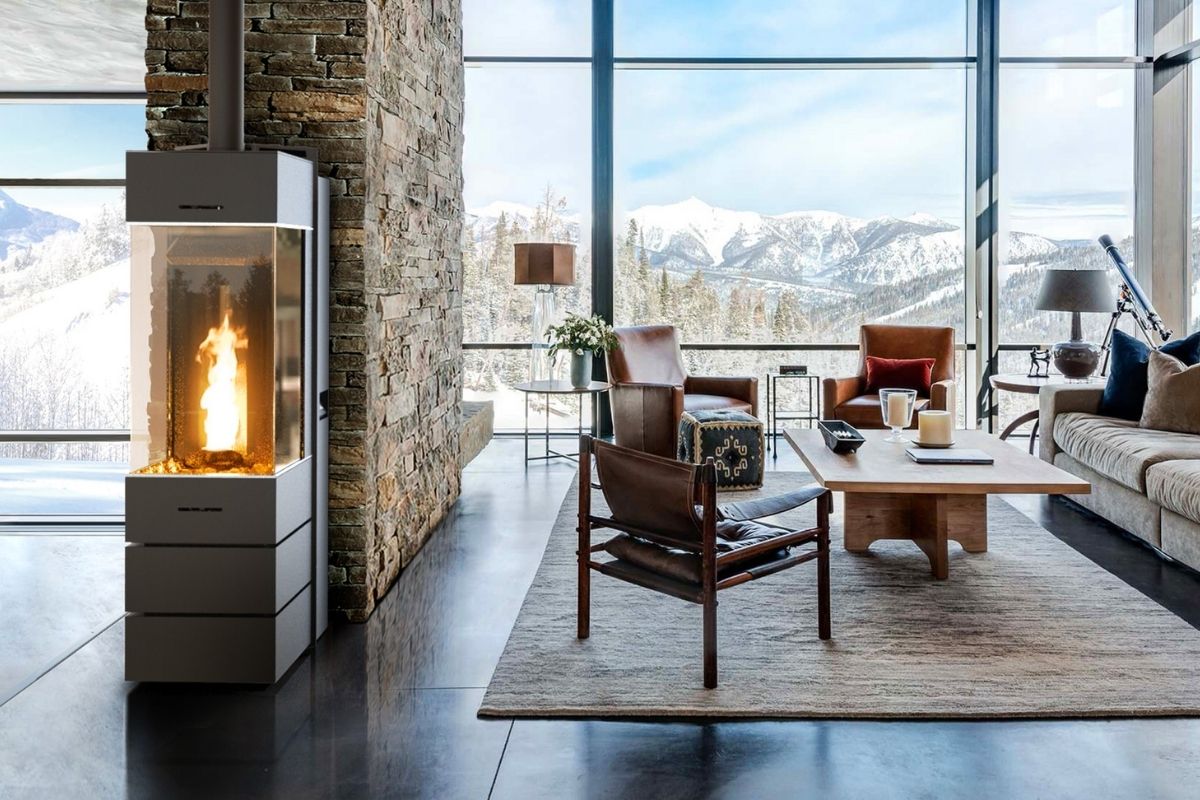 Porta in casa il calore con stile grazie alla stufa a pellet Bellavista S2 Plus di Thermorossi