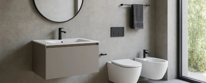 Sanitari bagno filo muro||
